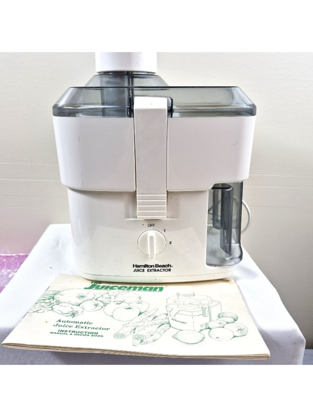 Hamilton Beach Juiceman Juice Extractor with Manual Juicer Tested